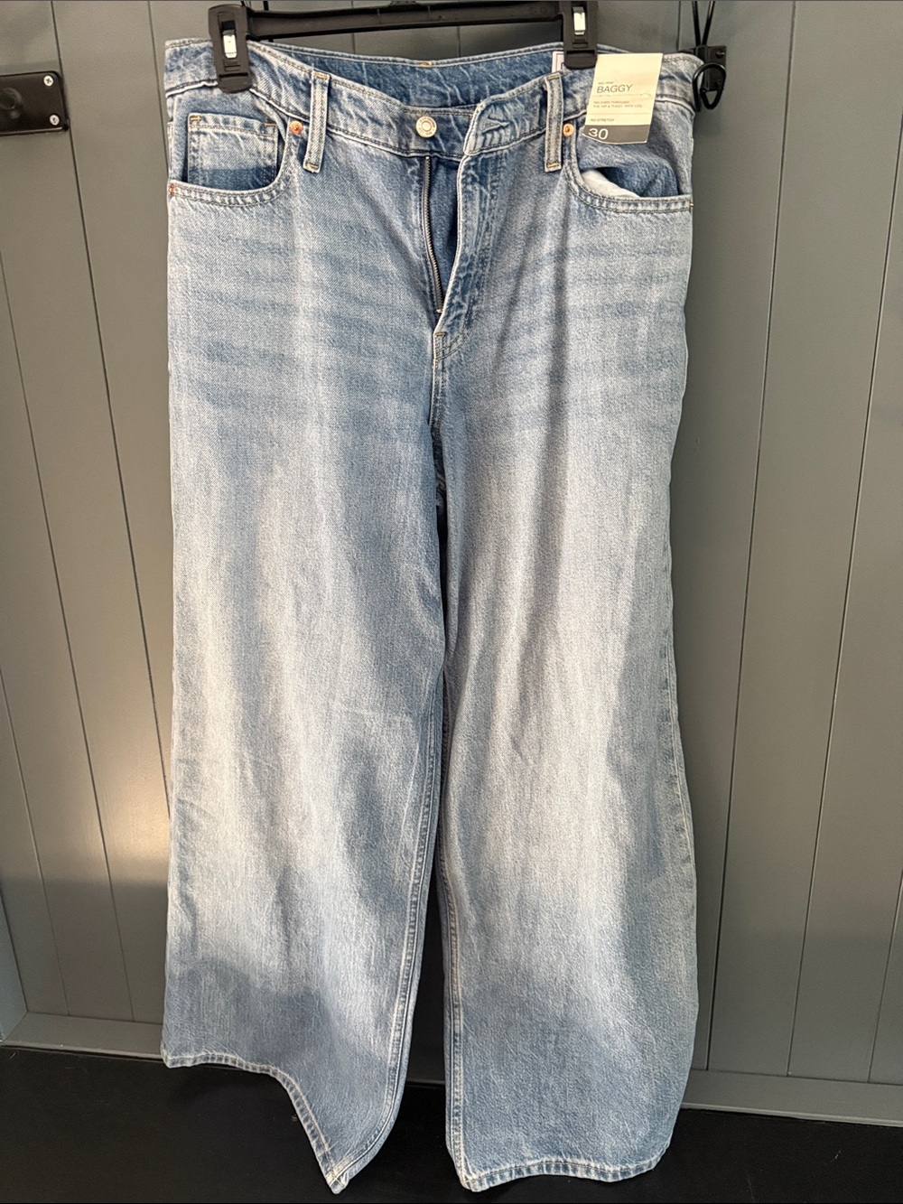 GAP Soft Light Wash Wide Leg Jeans
